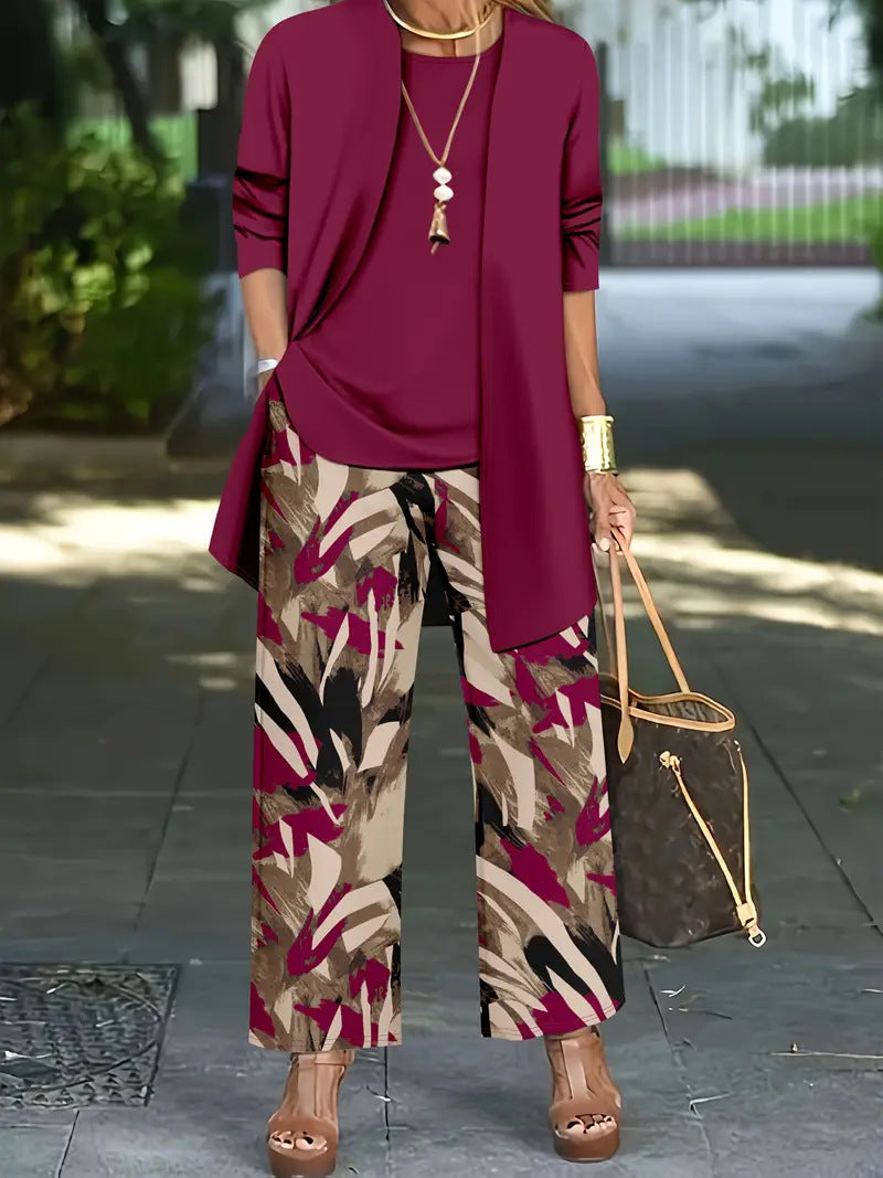 Ensemble Élégant 3 Pièces Femme