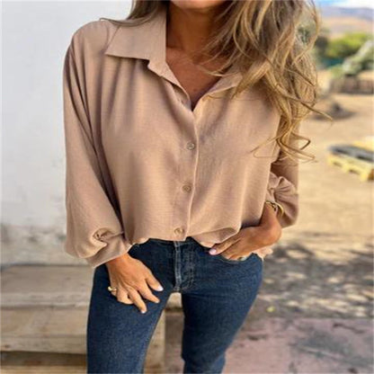 Chemise Fluide Manches Lanternes