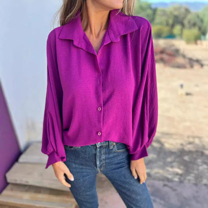 Chemise Fluide Manches Lanternes