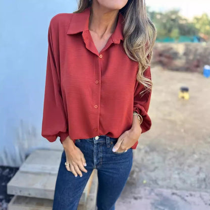Chemise Fluide Manches Lanternes