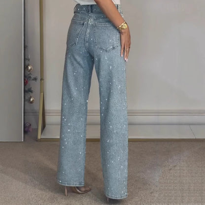 Jean Strass Taille Haute Élégant