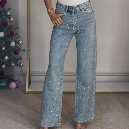 Jean Strass Taille Haute Élégant