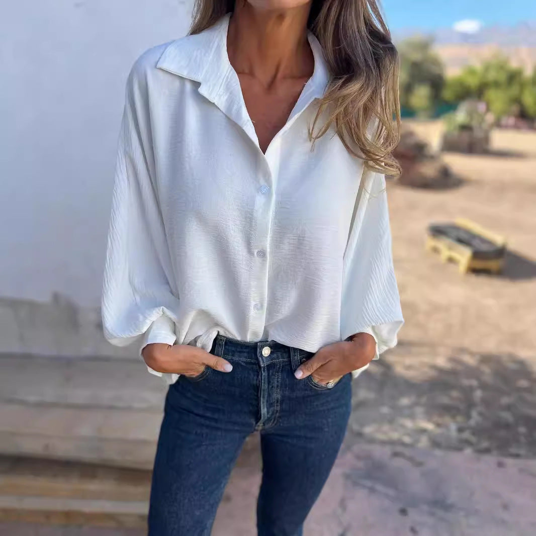 Chemise Fluide Manches Lanternes