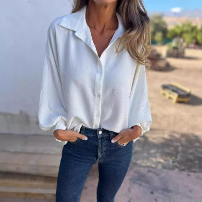 Chemise Fluide Manches Lanternes