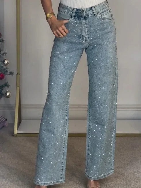Jean Strass Taille Haute Élégant