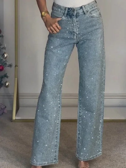Jean Strass Taille Haute Élégant