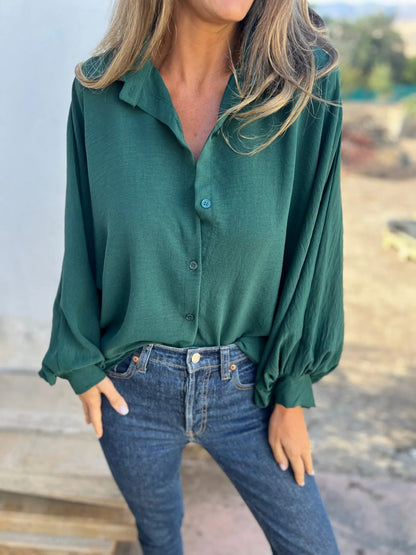 Chemise Fluide Manches Lanternes